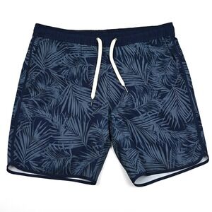 Fair Harbor Shorts Mens‎ 34 Lined Geometric Palm Leaves Performance Hybrid Beach